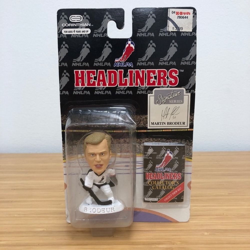 Corinthian Headliners Martin Brodeur NHL Figure 1996 Devils Goalie New Vintage